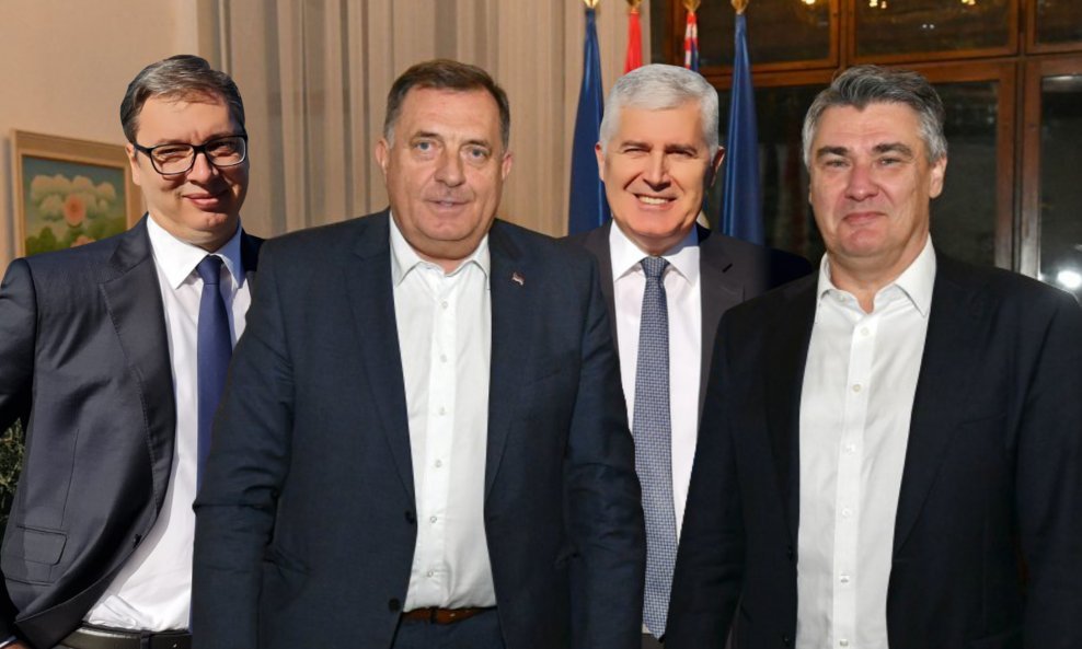 Vučić, Dodik, Čović, Milanović