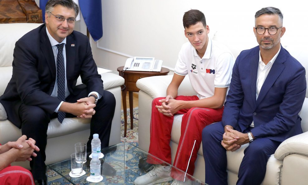 Andrej Plenković, Franko Grgić i Vladislav Veselica