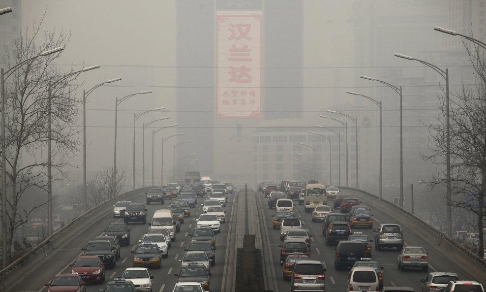 Peking, zagađenje zraka