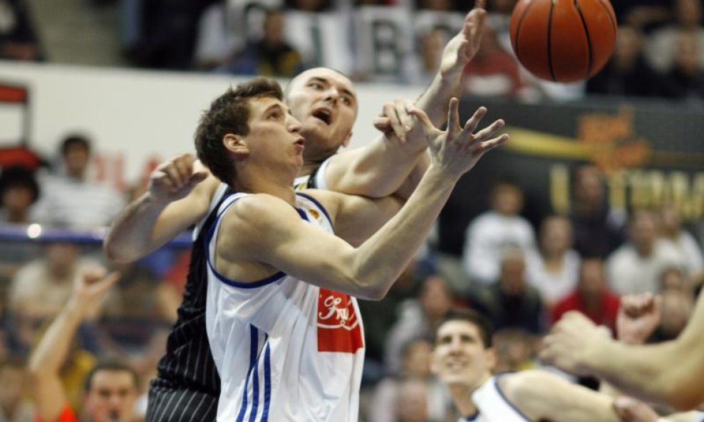 ABA liga, KK Cibona - KK Partizan. Tomislav Zubčić, Milan Mačvan