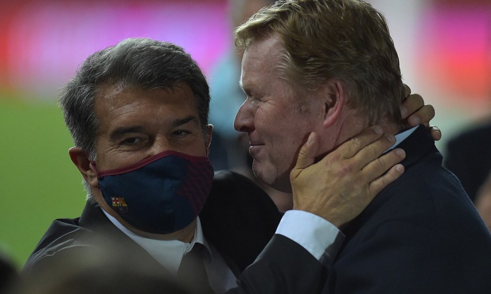 Ronald Koeman i Joan Laporta