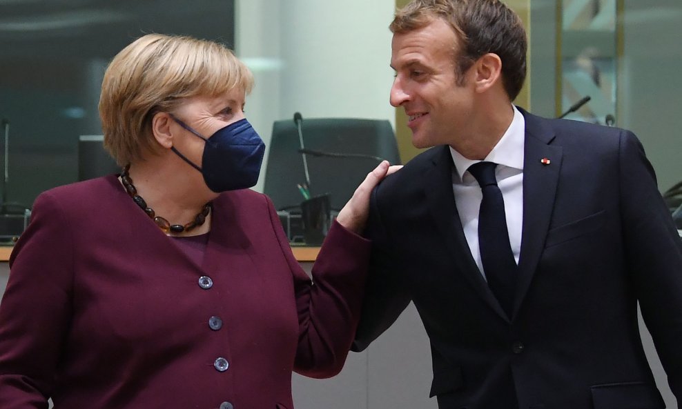 Angela Merkel i Emmanuel Macron