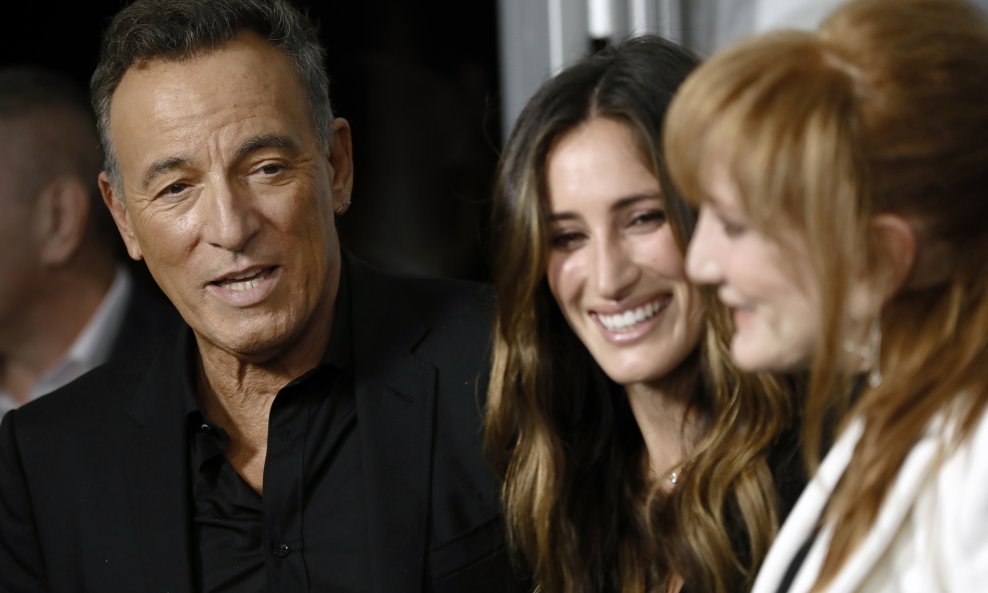 Bruce Springsteen sa suprugom i kćerkom