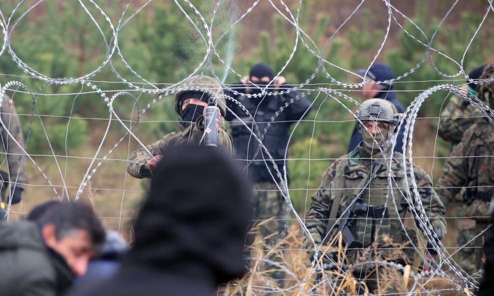 Migranti na poljsko-bjeloruskoj granici