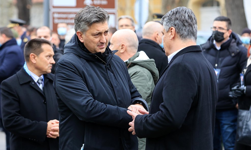 Andrej Plenković i Zoran Milanović