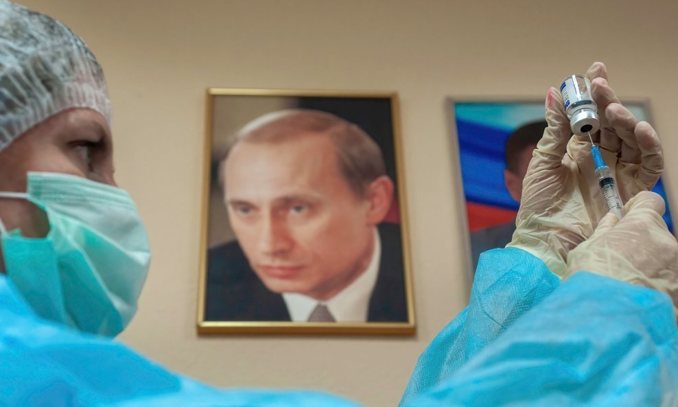 Vladimir Putin, cijepljenje