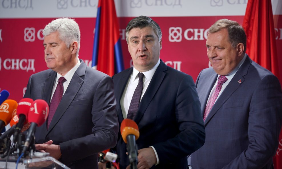 Dragan Čović, Zoran Milanović, Milorad Dodik