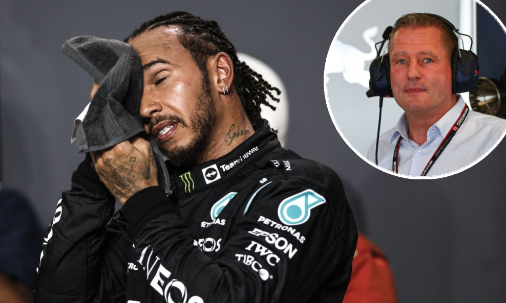 Lewis Hamilton i Jos Verstappen