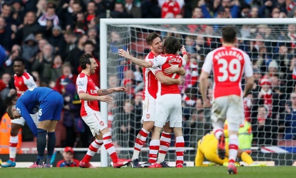 Rosicky slavio gol protiv Evertona