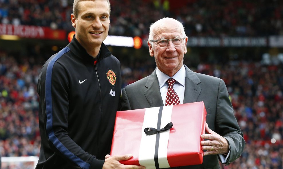 Nemanja Vidić i Bobby Charlton