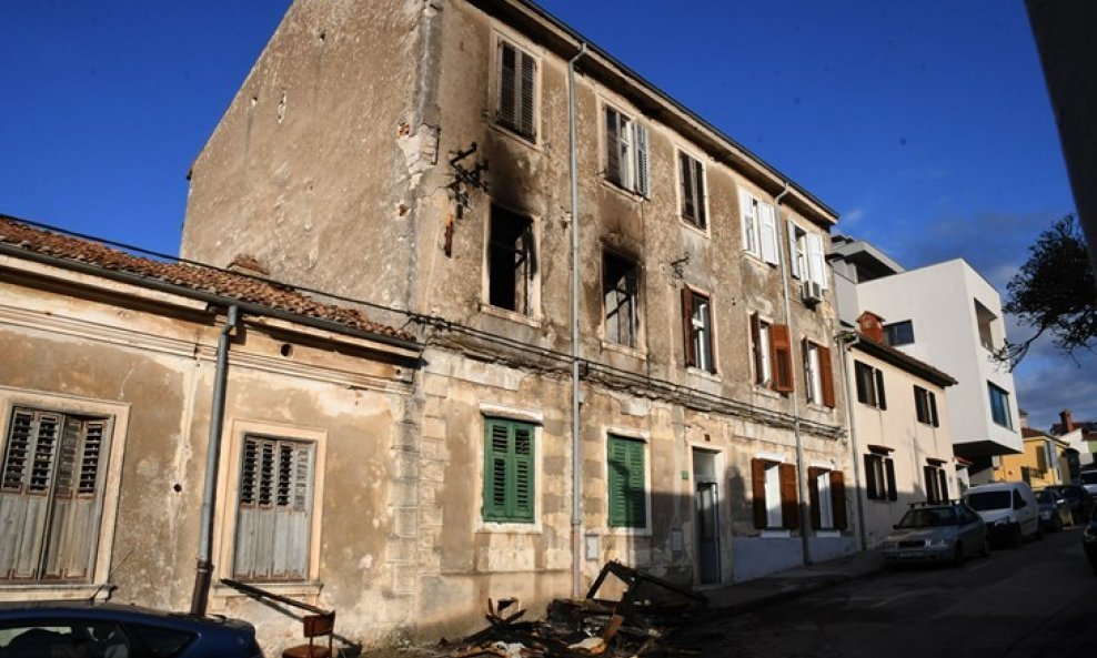 Zgrada u kojoj je izgorio stan