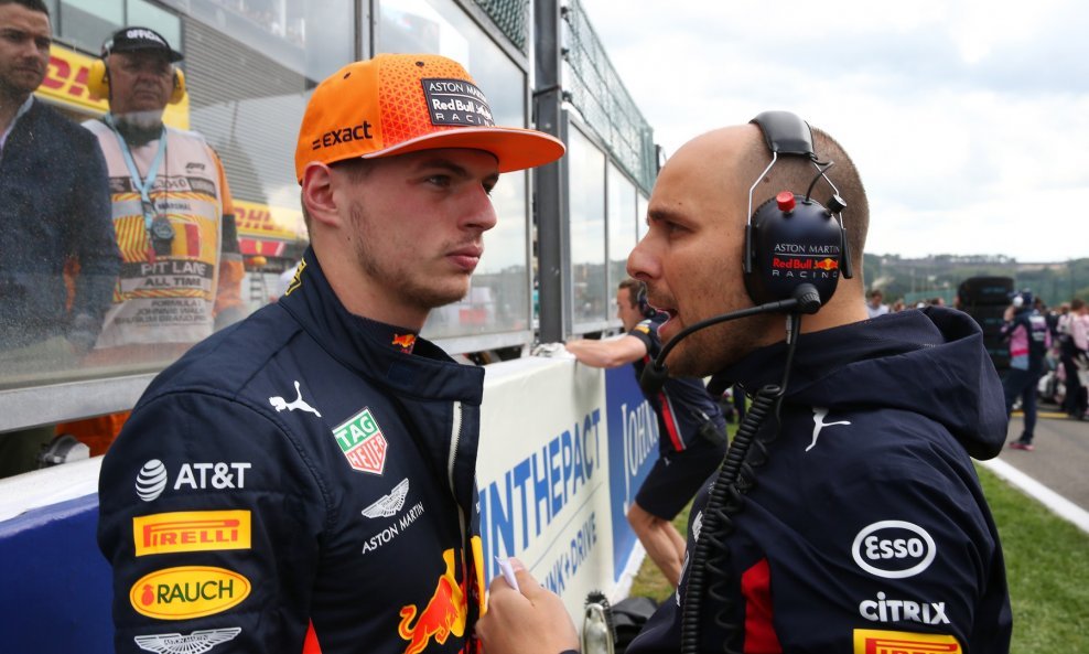 Max Verstappen i Gianpiero Lambiase