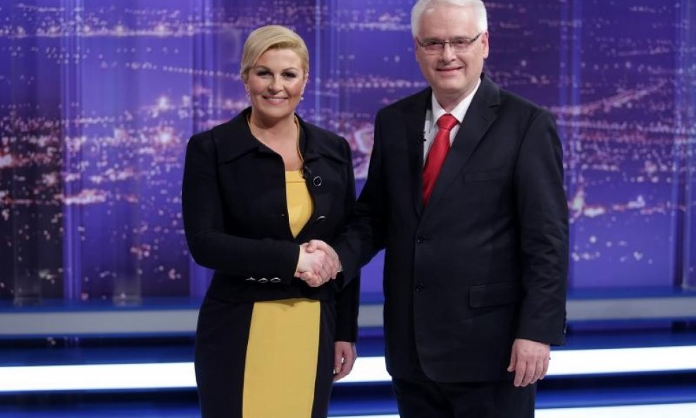 Kolinda Grabar-Kitarović i Ivo Josipović