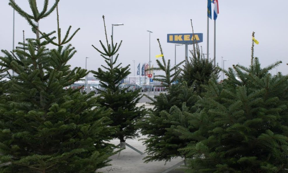 ikea božićna drvca