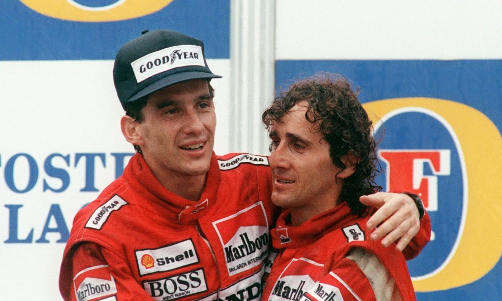 Ayrton Senna i Alain Prost