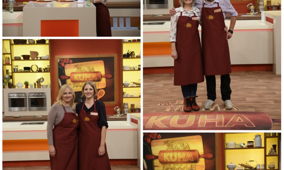 Natjecateljice i natjecatelji u prvoj epizodi showa 'Moja mama kuha najbolje'