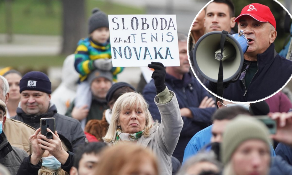 Prosvjed za Novaka Đokovića / Srđan Đoković