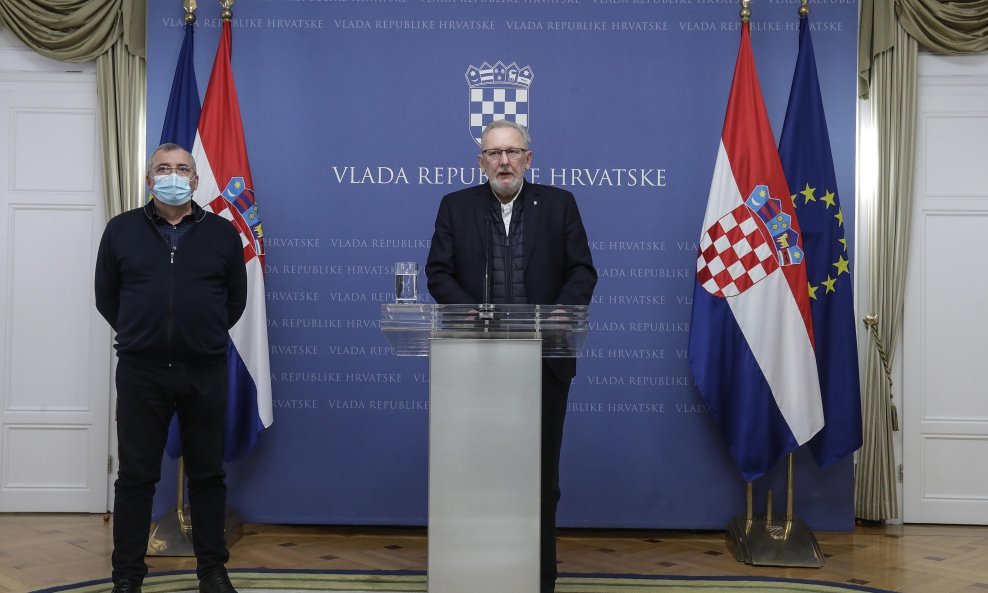 Krunoslav Capak i Davor Božinović