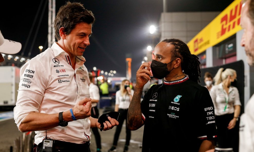 Toto Wolff i Lewis Hamilton