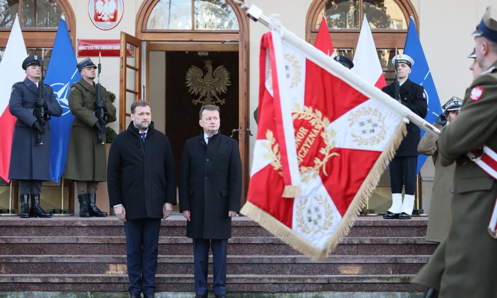 Mario Banožić i Mariusz Blaszczak u Varšavi