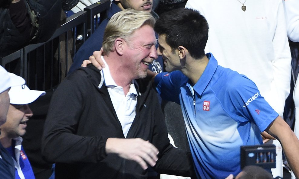 Boris Becker i Novak Đoković