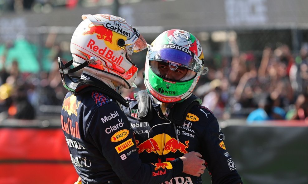 Verstappen i Perez