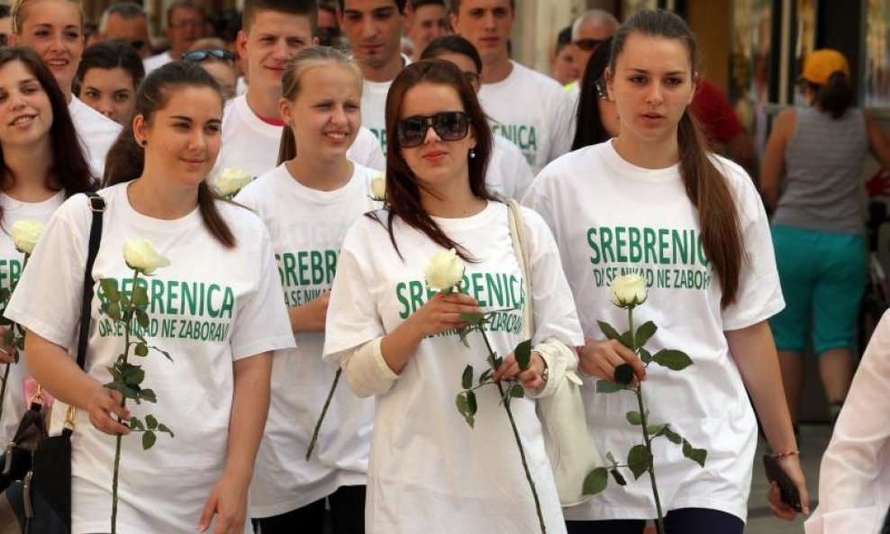 Mimohod za Srebrnicu u Rijeci prošle godine