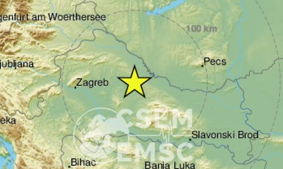 Potres kod Bjelovara