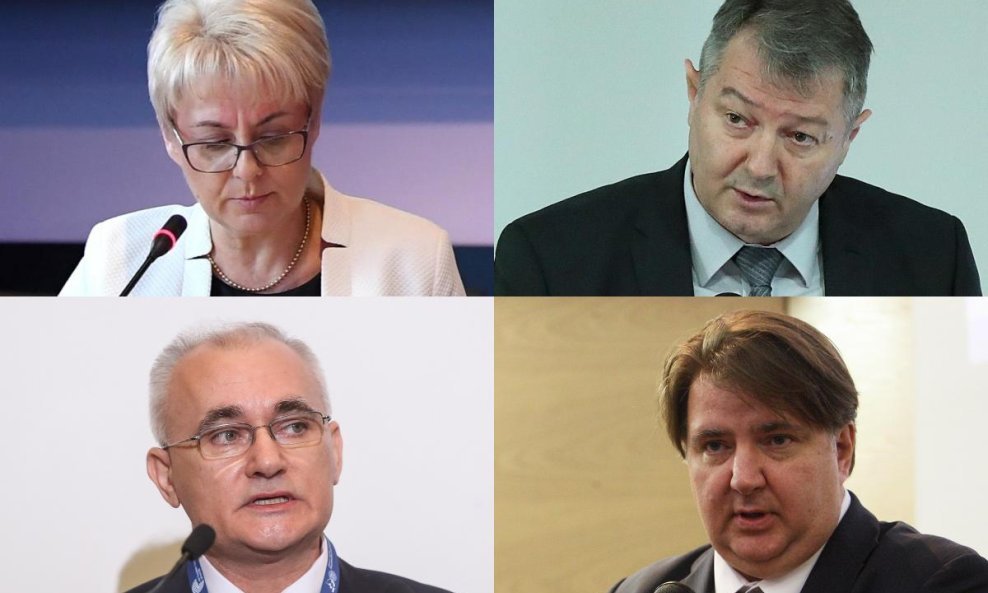 Mirjana Hruškar, Marijan Klarica, Stjepan Lakušić i Tonći Lazibat