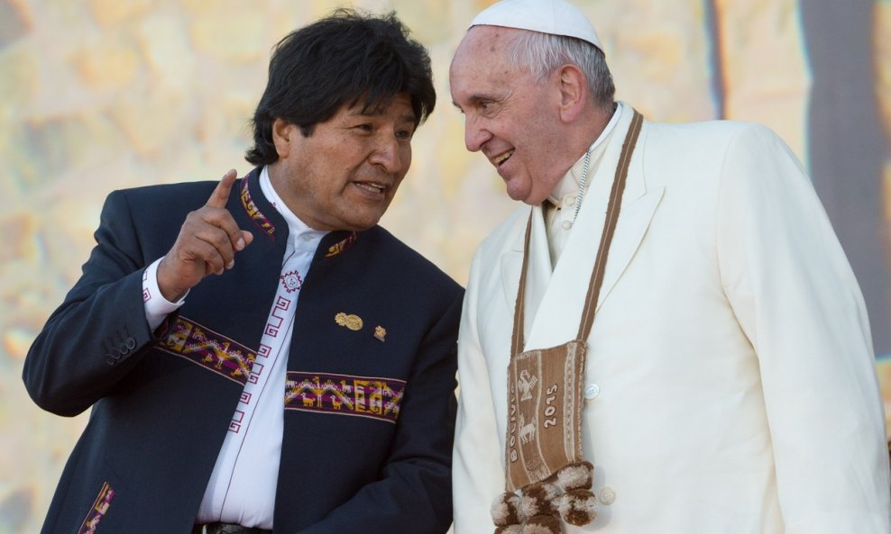 Evo Morales i Papa