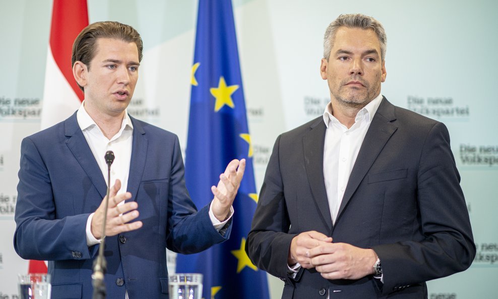 Sebastian Kurz i Karl Nehammer