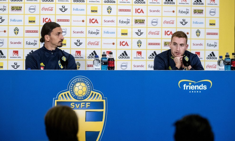 Dejan Kuluševski (desno) i Zlatan Ibrahimović