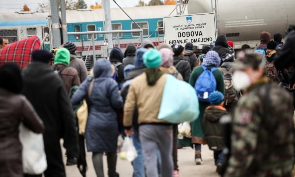 Dobova granični prijelaz Slovenija žica