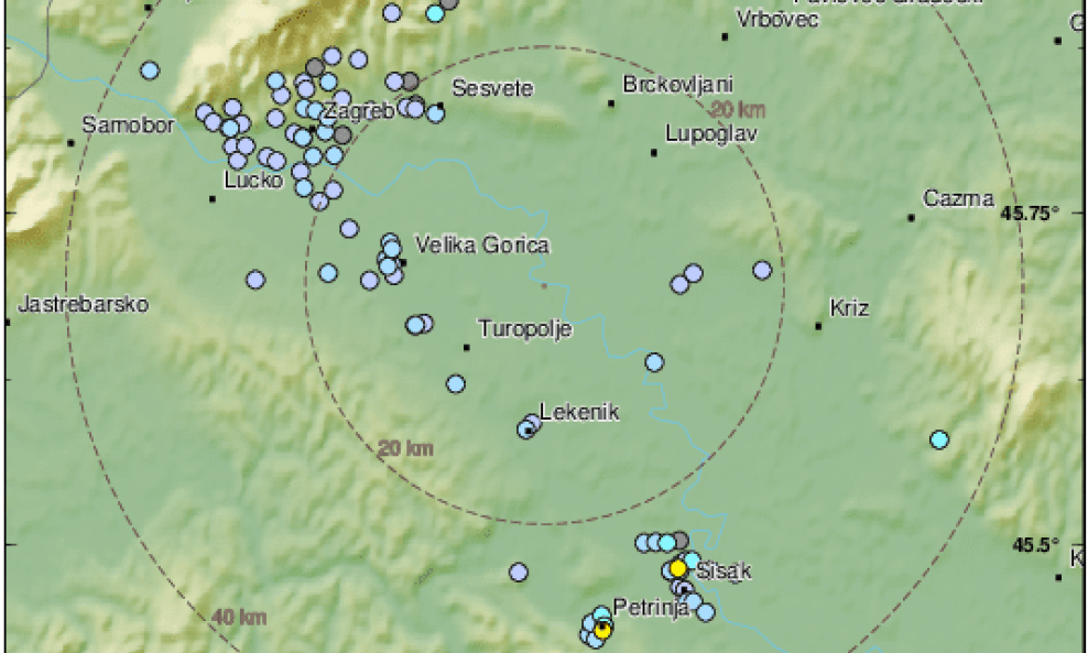 Potres kod Petrinje