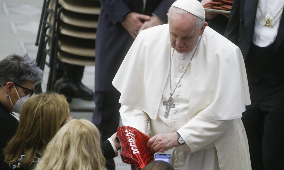 Papa Franjo na općoj audijenciji u Vatikanu