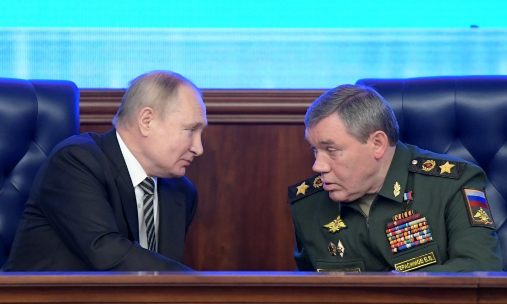 Vladimir Putin i Valerij Gerasimov, načelnik glavnog stožera ruske vojske