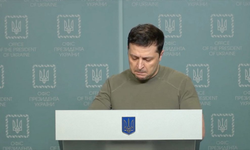 Volodimir Zelenskij izvijestio je o ruskim napadima na glavni grad Ukrajine Kijev