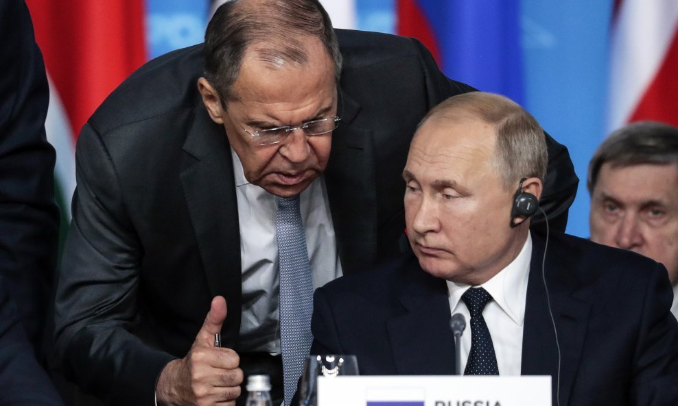 Sergej Lavrov i Vladimir Putin