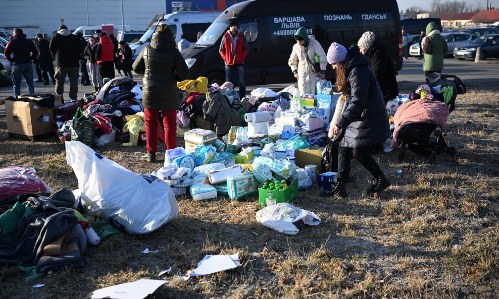 Izbjeglice na ukrajinsko - poljskoj granici