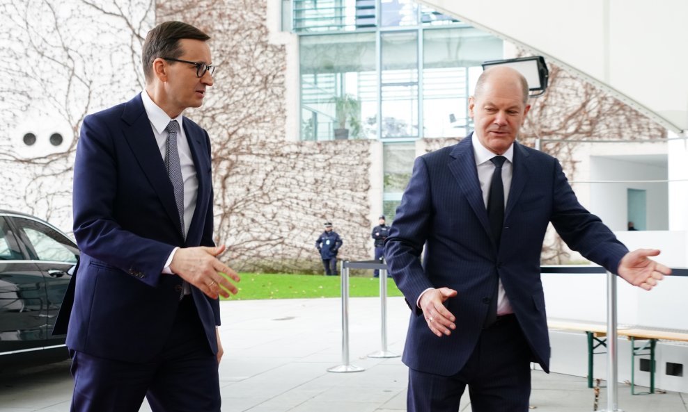 Mateusz Morawiecki i Olaf Scholz u Berlinu