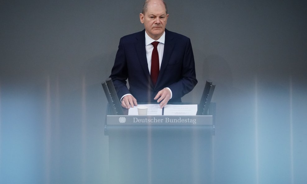 Olaf Scholz u Bundestagu