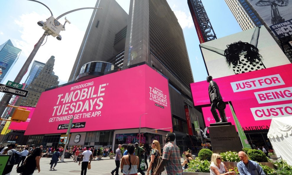 T-Mobile US treći je telekomunikacijski operater u SAD-u s 35,3 milijuna korisnika