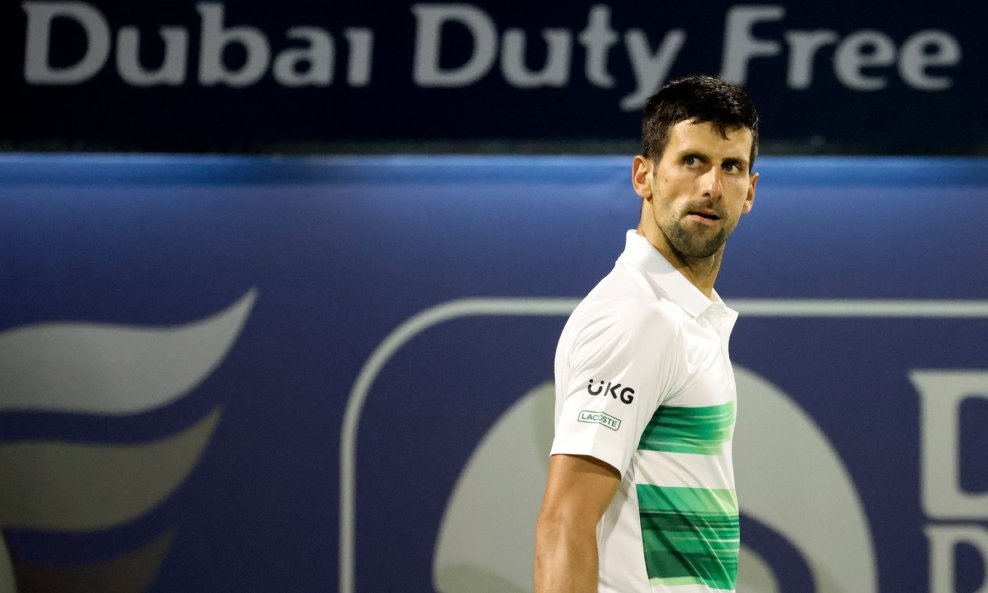 Novak Đoković na ATP turniru u Dubaiju