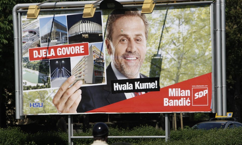 Bandićev plakat - hvala kume