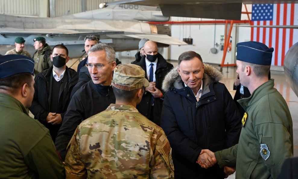 Jens Stoltenberg i Andrzej Duda