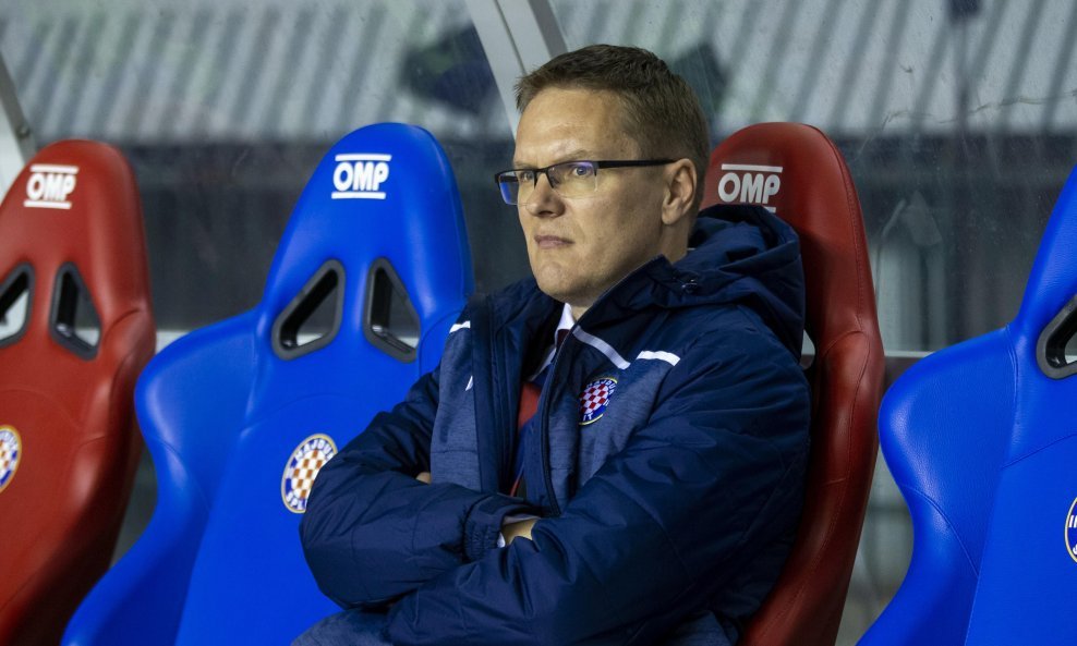 Trener Hajduka Valdas Dambrauskas