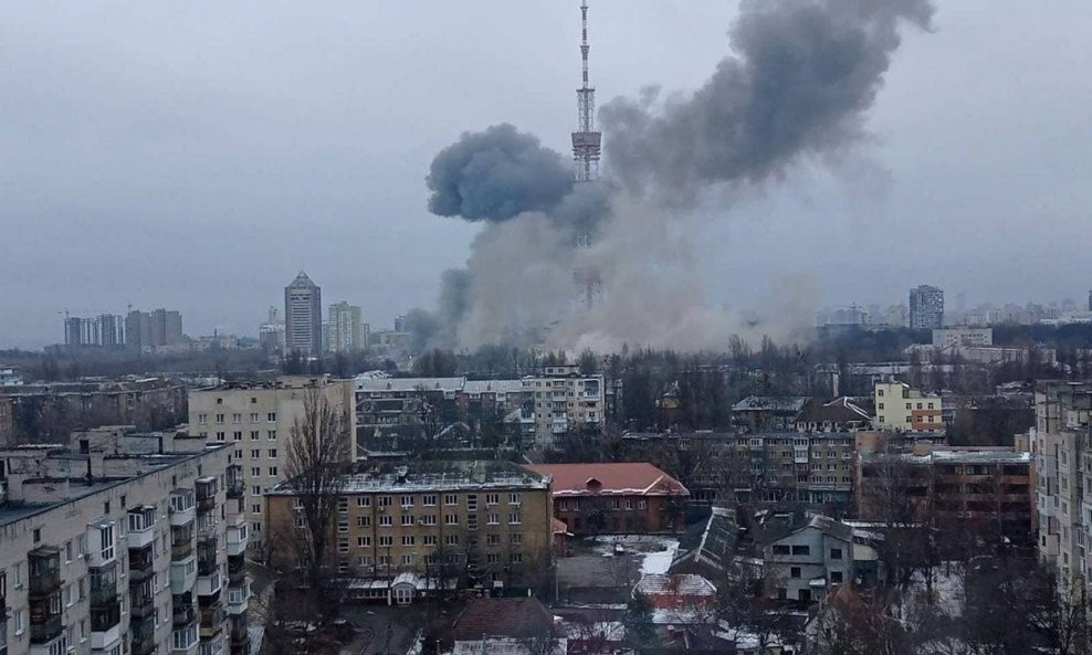 Napad na TV toranj u Kijevu