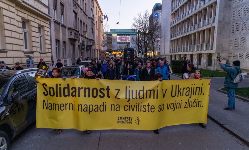 Prosvjed u Sloveniji