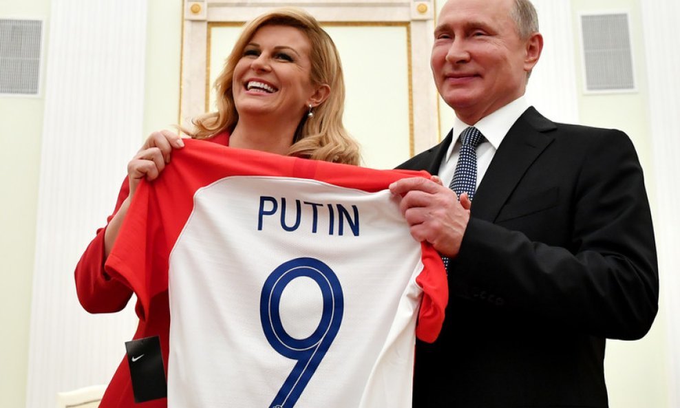 Kolinda Grabar Kitarović i Vladimir Putin