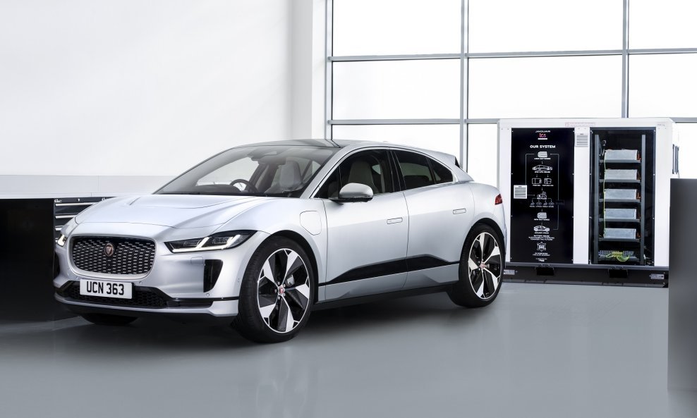 Baterije Jaguar I-PACE-a napajaju jedinice za pohranu energije s nultom emisijom